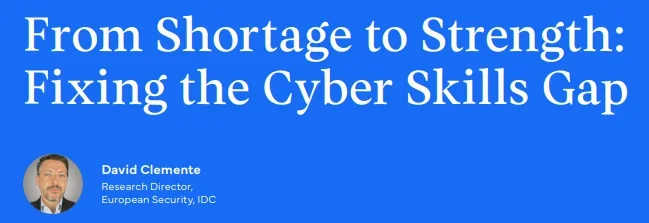 cyber skill shortage infographic